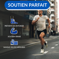 Support de cheville avec maintien ajustable