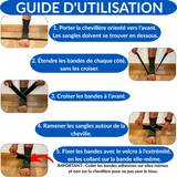 Support de cheville avec maintien ajustable
